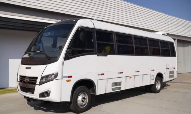 Marcopolo inicia testes com o micro-ônibus Volare híbrido