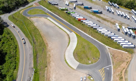 Em Caxias do Sul, a nova pista de testes da Marcopolo