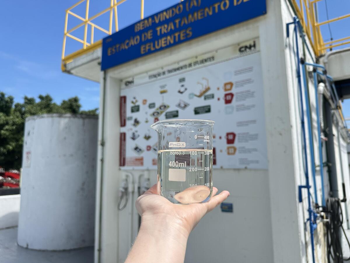 CNH Industrial economiza 200 mil m² de água com inciativas de reuso