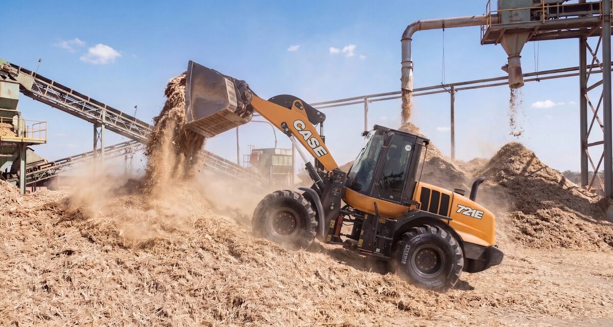 Case apresenta pá carregadeira a etanol na Agrishow 2026