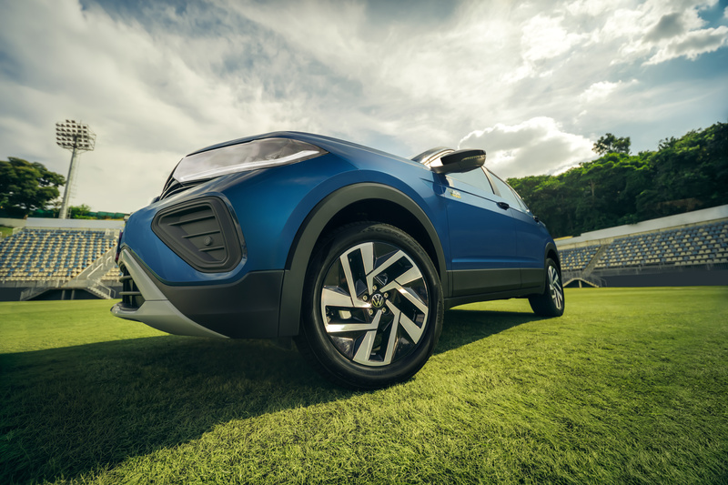 T-Cross foi o escolhido pela VW para brindar o futebol brasileiro