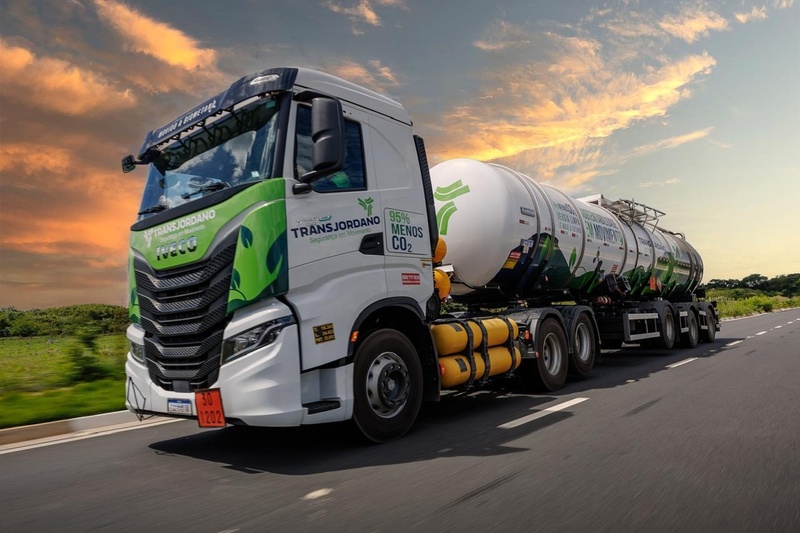 TransJordano investe em corredor verde, com 100 caminhões a biometano