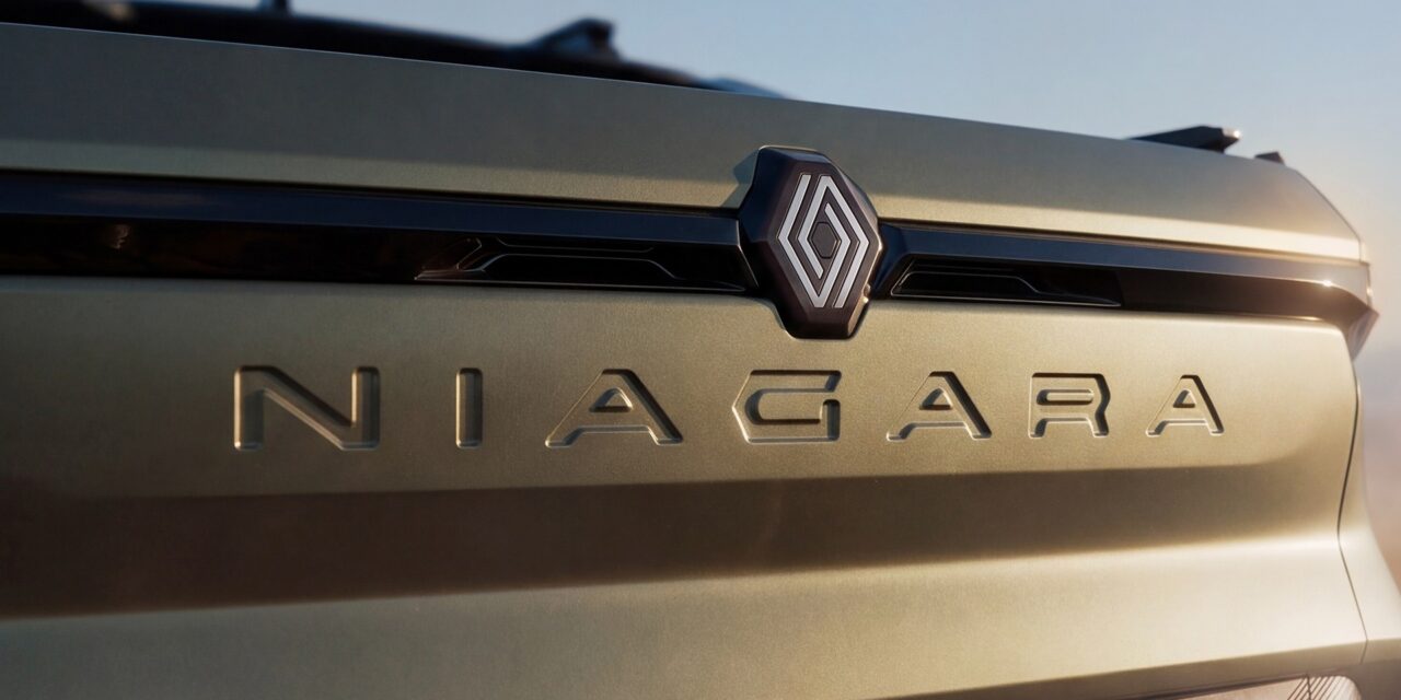 Renault confirma Niagara como nome de sua próxima picape