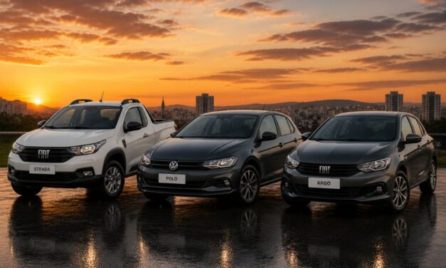 Strada, Polo e Argo no topo do ranking dos mais vendidos em abril