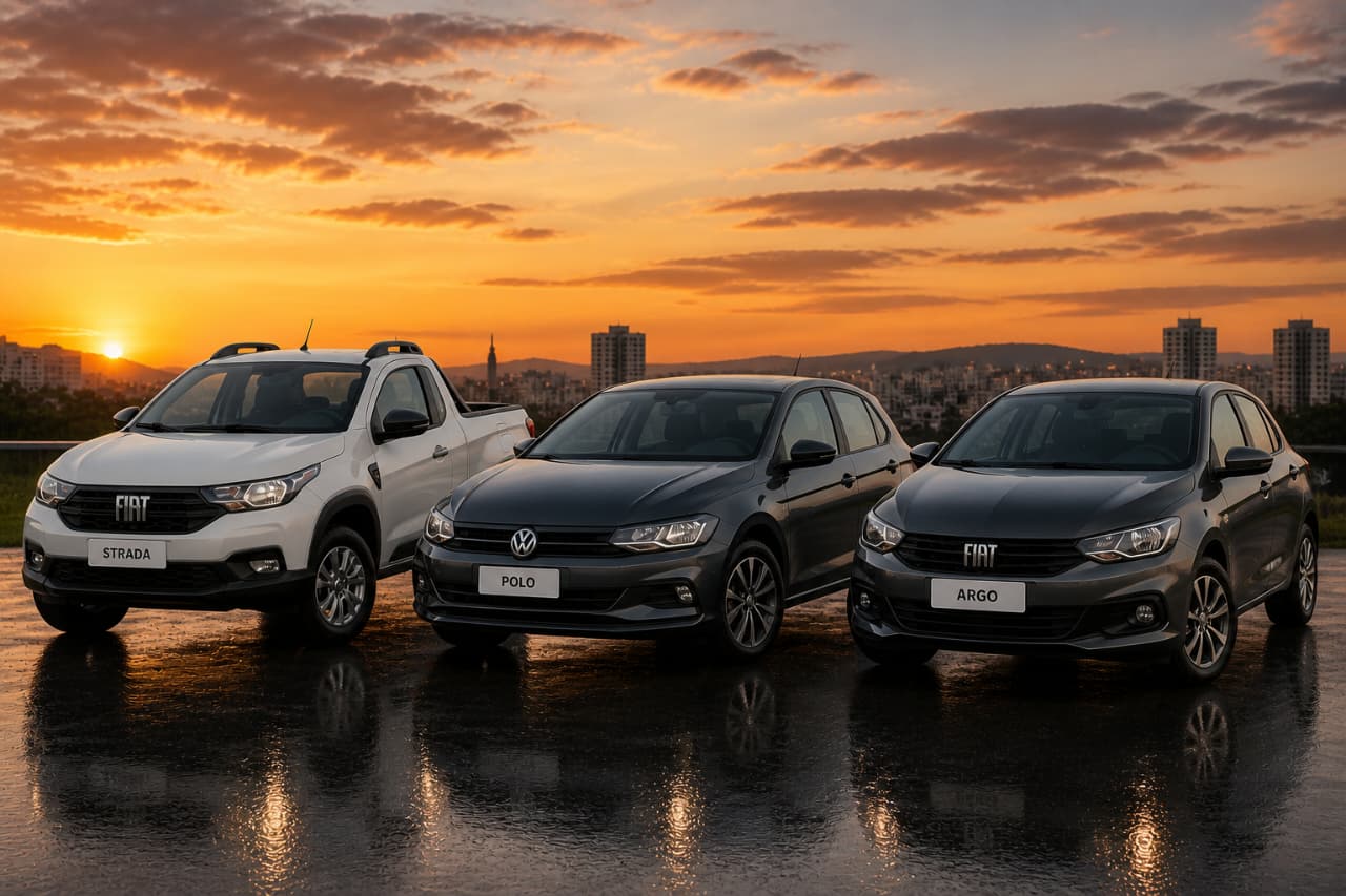 Strada, Polo e Argo no topo do ranking dos mais vendidos em abril