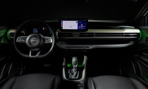 Detalhes do interior do Jeep Avenger