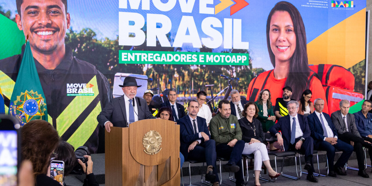 Lula lança Move Brasil – Entregadores e Motoapp