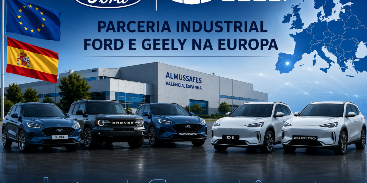 Ford e Geely se unem para produzir na Europa
