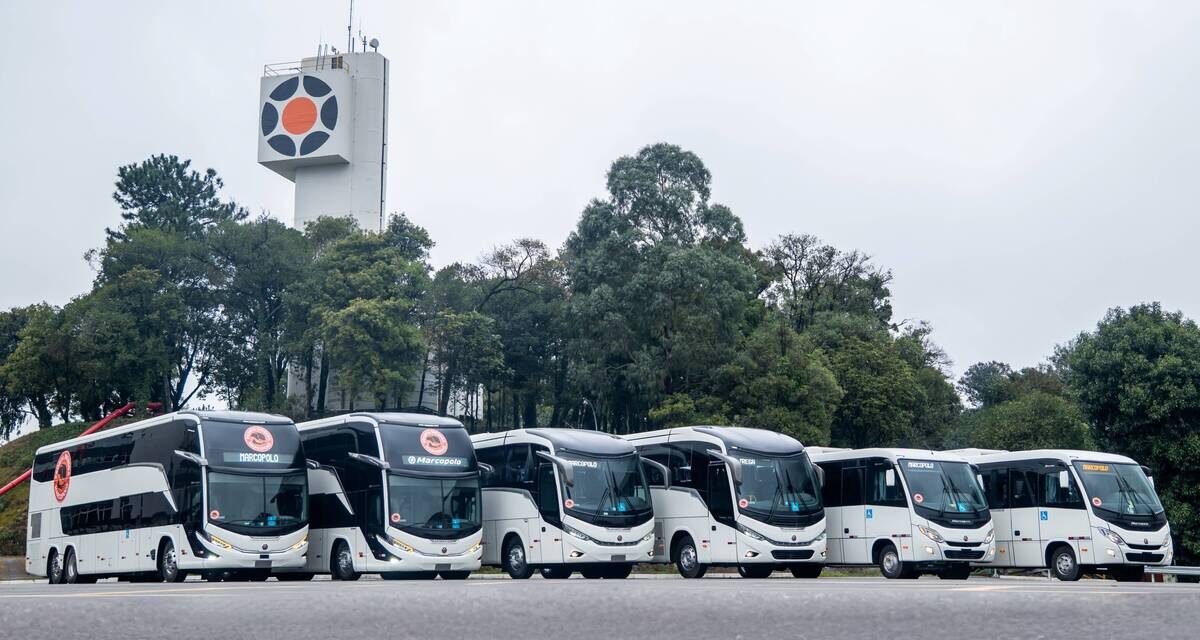 Marcopolo levará para a Lat.Bus 2026 ônibus prontos para operar