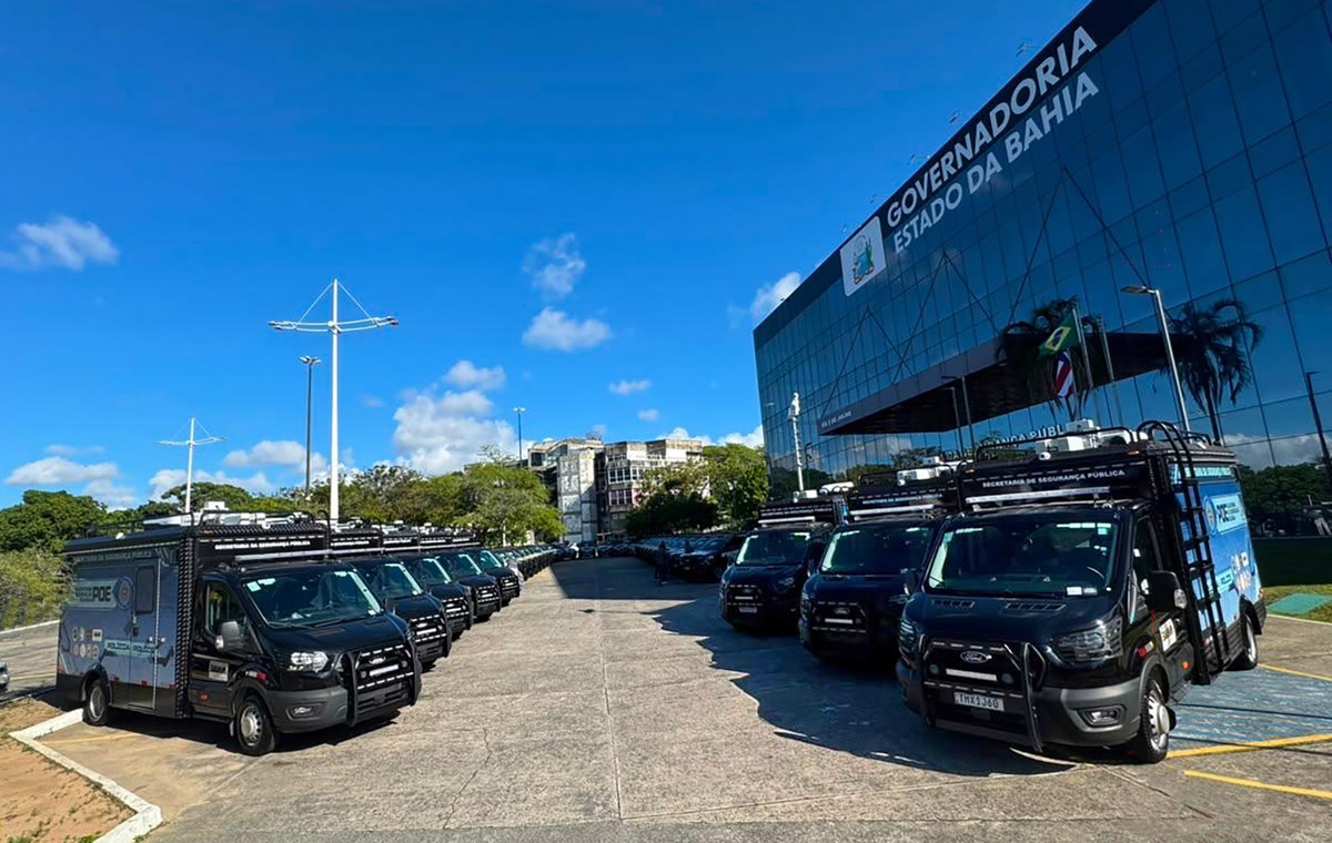 Ford Transit adaptada se torna ferramenta da segurança pública baiana