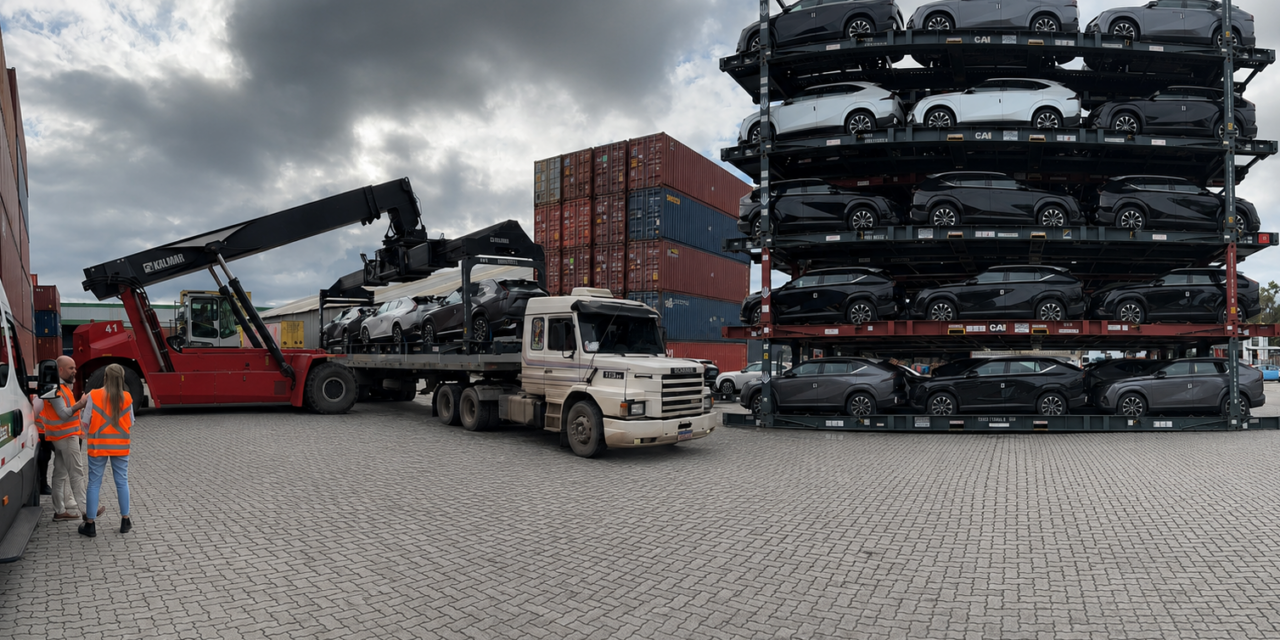GAC recebe novo lote de carros da China, incluindo próximo lançamento