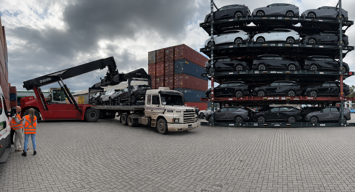 GAC recebe novo lote de carros da China, incluindo próximo lançamento