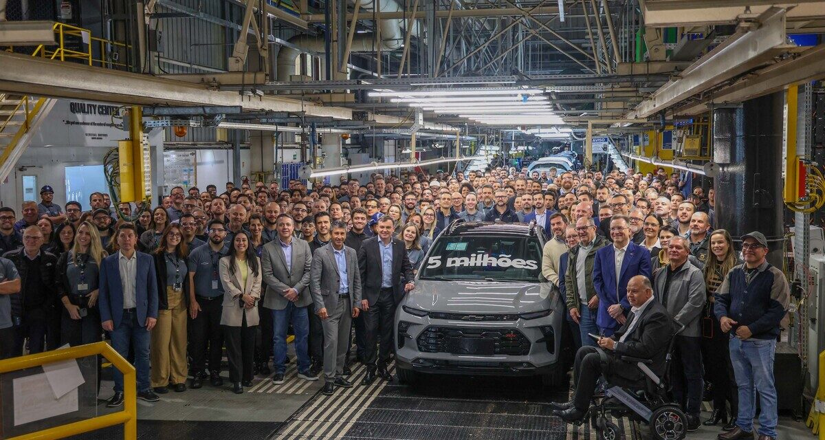 GM alcança 5 milhões de veículos produzidos em Gravataí