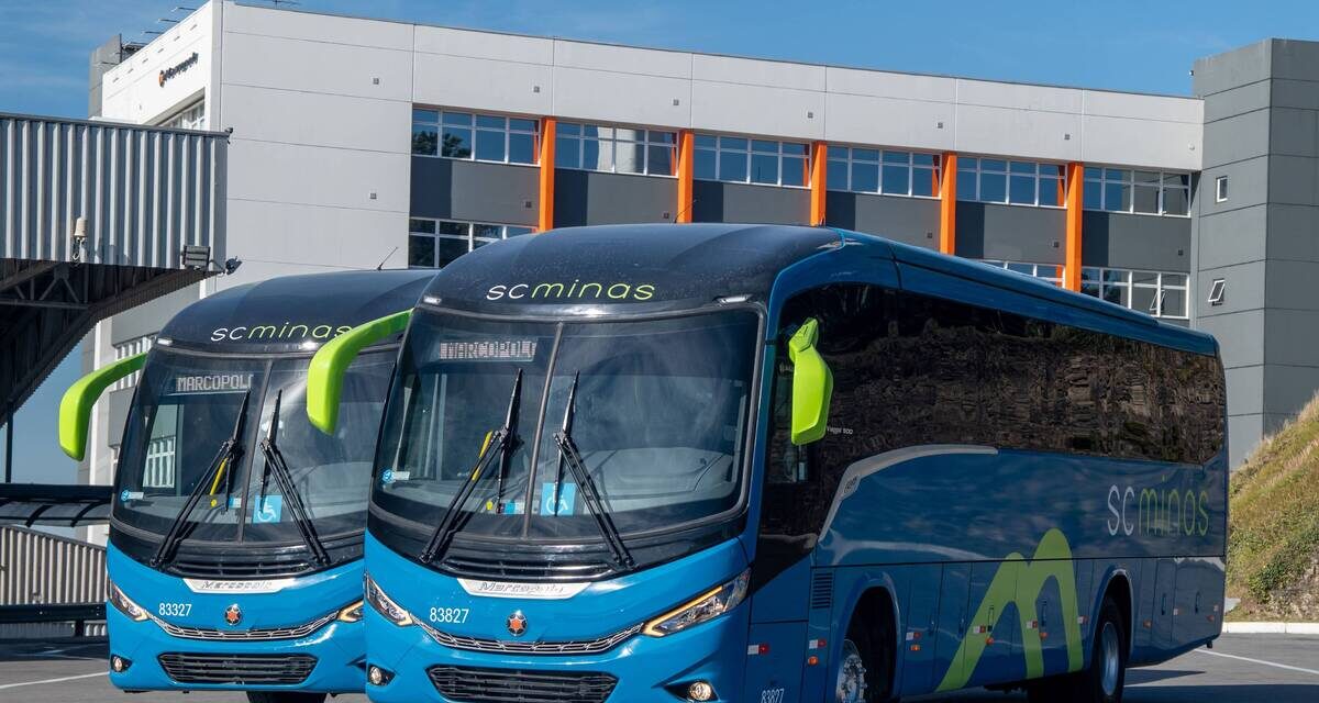 Marcopolo fornece 36 ônibus Viaggio G8 900 para a SC Minas