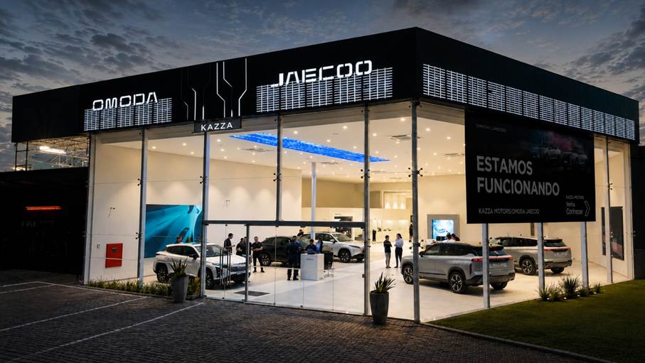 Omoda & Jaecoo inaugura 36 concessiońarias este ano, totalizando 100